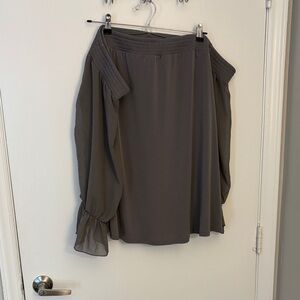 Torrid Gray A-Line Skirt